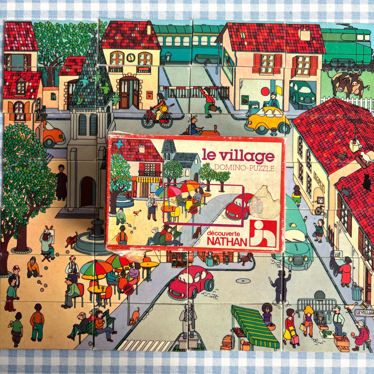 Jeu Domino Puzzle Le village