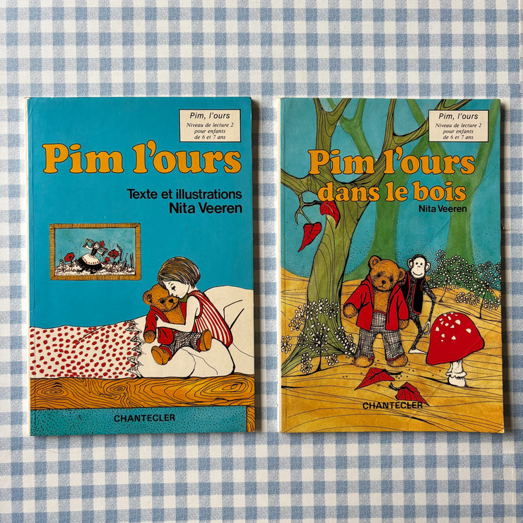 Lot de 2 livres Pim l'ours