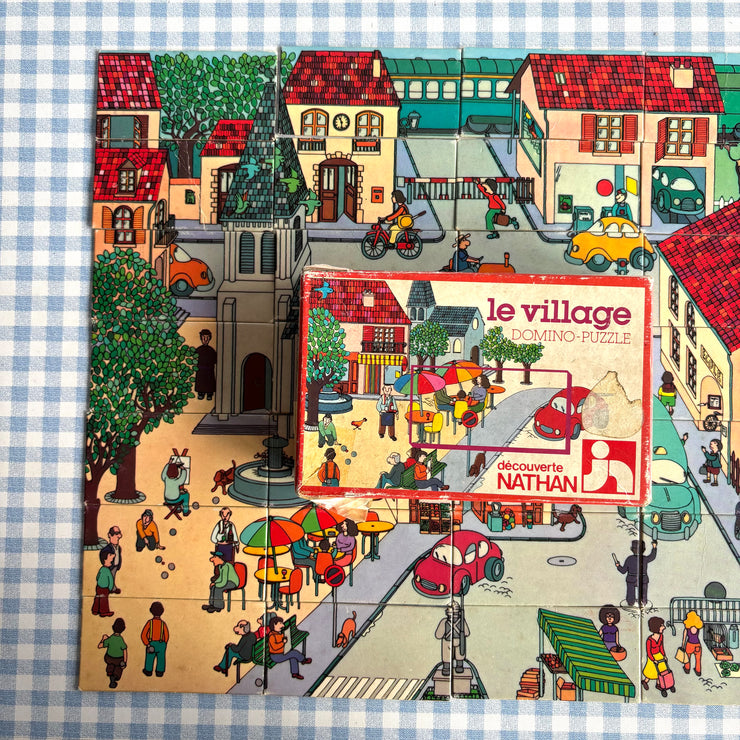 Jeu Domino Puzzle Le village