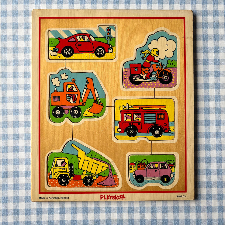 Puzzle véhicules Playskool