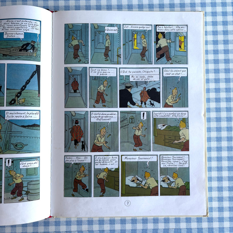 BD Tintin Le temple du soleil