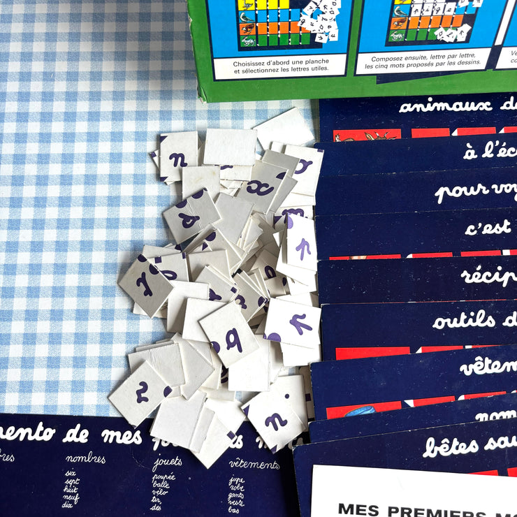 Jeu mes premiers mots