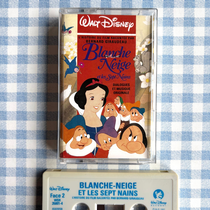 Cassette audio blanche neige
