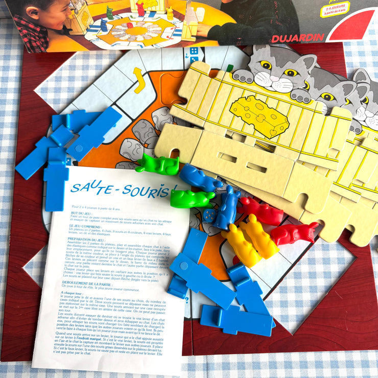 Jeu société saute souris vintage