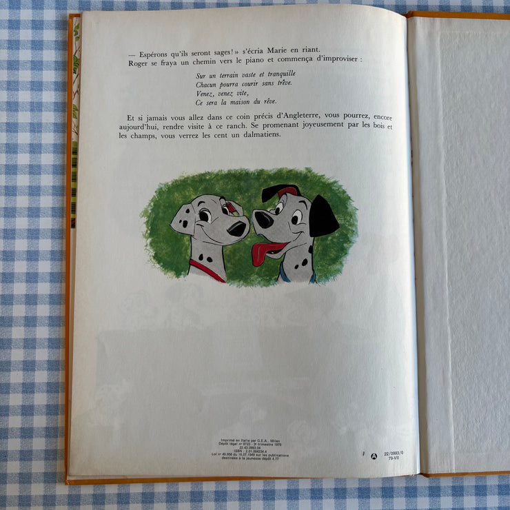 Livre Les 101 dalmatiens