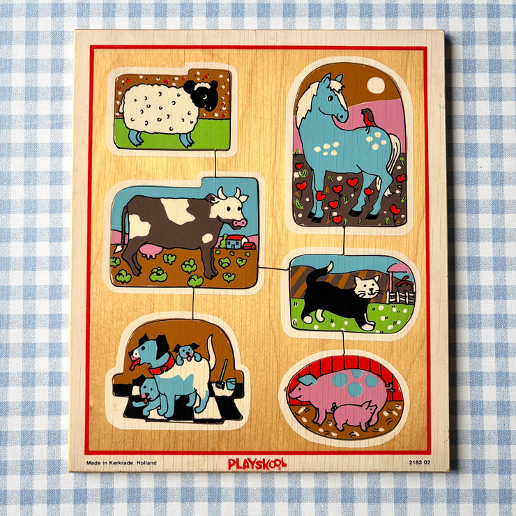 Puzzle ferme Playskool