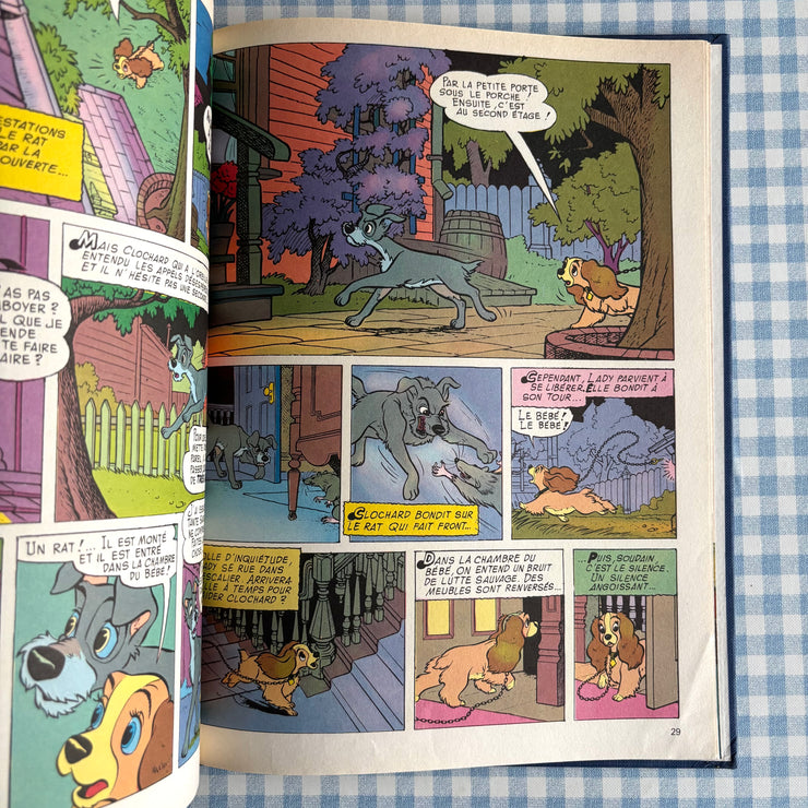 Livre Bande dessinée La belle et le clochard