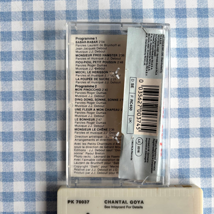 Cassette audio Chantal Goya