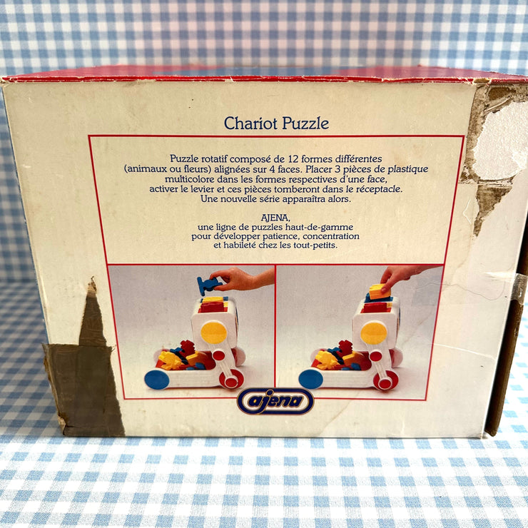 Chariot puzzle rotatif