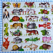 Jeu Les animaux domino puzzle
