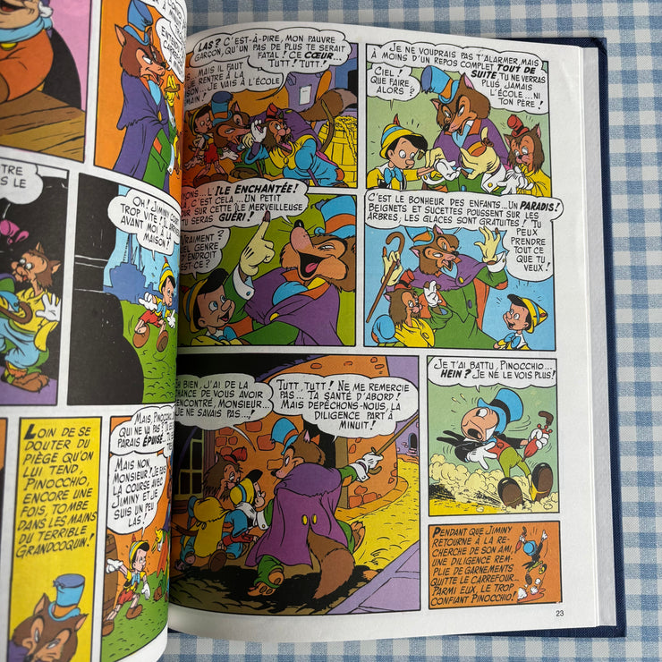 Livre bande dessinée Pinocchio