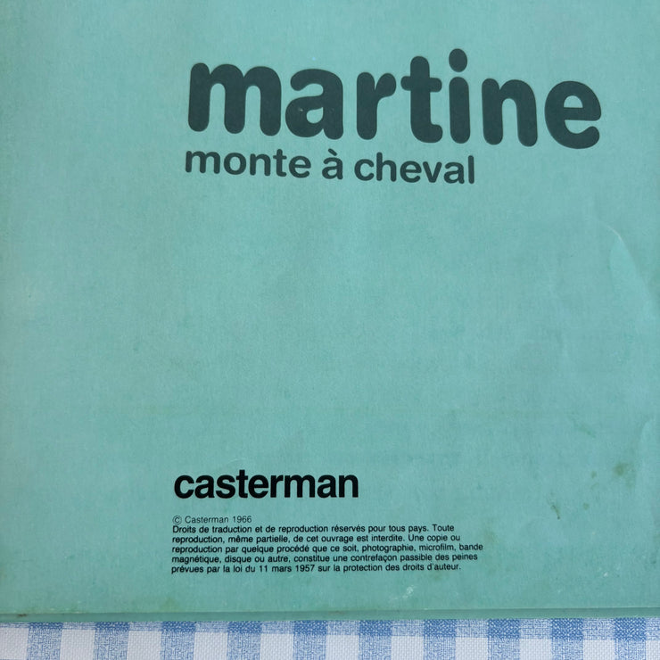 Livre Martine monte à cheval