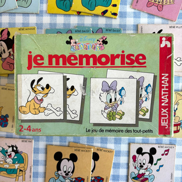 Jeu Je mémorise disney