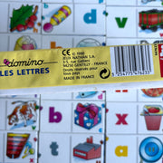 Jeu Domino les lettres