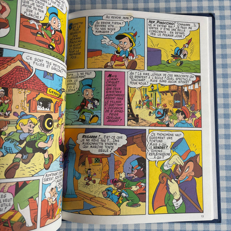 Livre bande dessinée Pinocchio