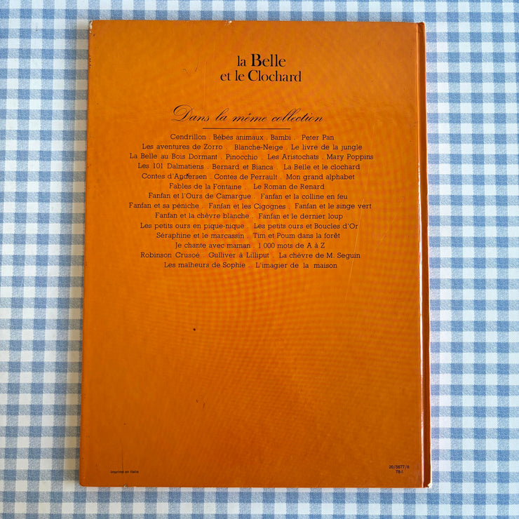Livre La belle et le clochard